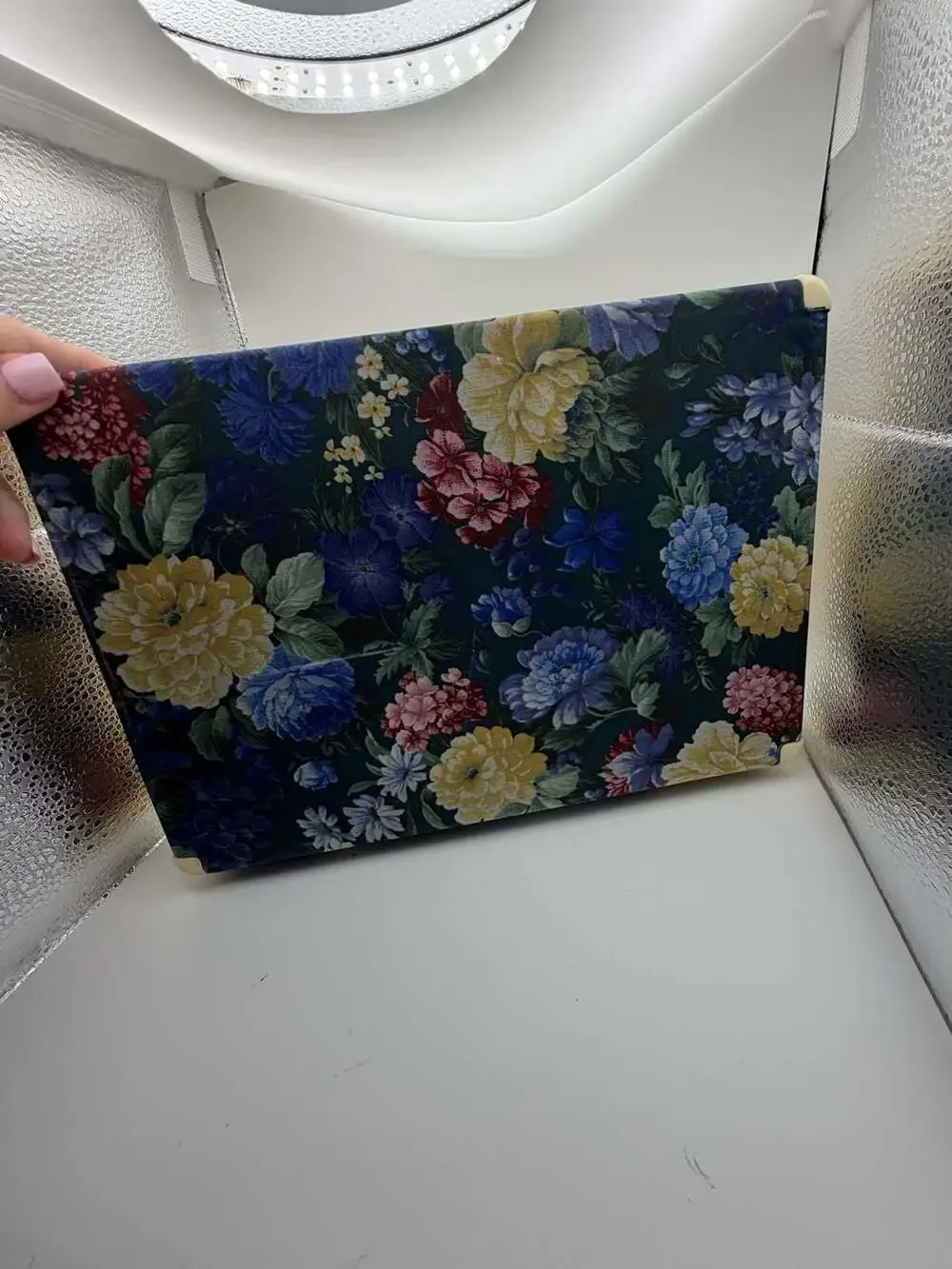 2 Vintage Sassaby Floral Makeup Organizer Case